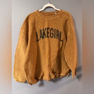 “LAKEGIRL” Corded Sweatshirt – XL – Like New